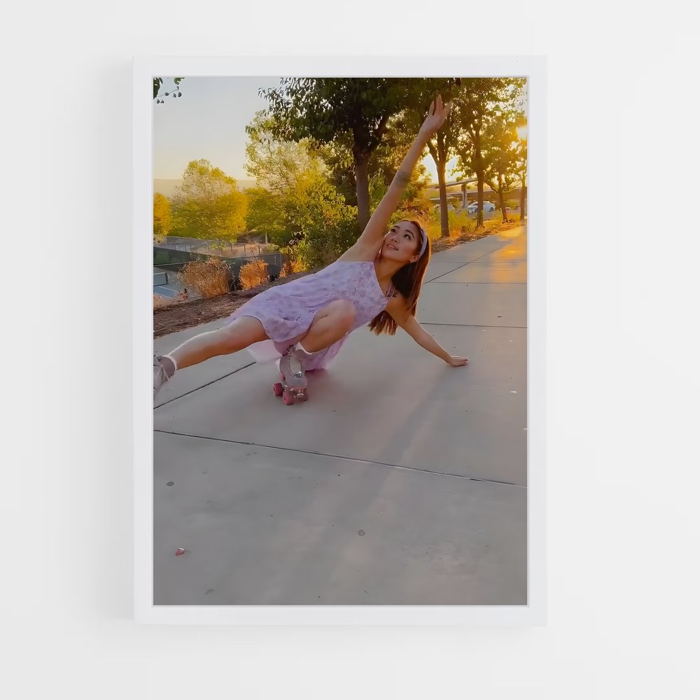Poster Petit Équilibriste – affiche Rollerblade (vue 3)
